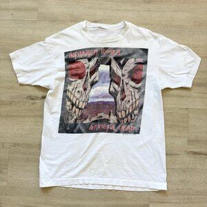 Vintage 90s Grateful Dead Infrared Roses Skull T-Shirt GDM Jerry Garcia Large
